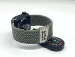 Personalized Braided Elastic Apple Watch Band: Adjustable Sport Strap