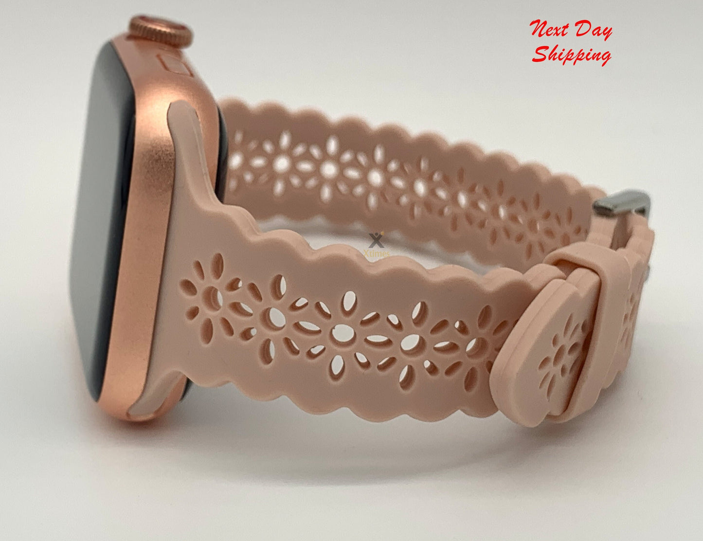 Lace Silicone Apple Watch Band: Women's iWatch Strap