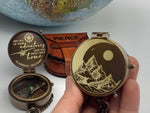 Gravierter Kompass, Personalisiertes Geschenk, Geschenk für Papa, Geschenk für Ehemann, Geschenk für Freund, Taufgeschenk Kompass, Vatertagsgeschenk, Papageschenk