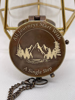 Personalised Brass Compass, Picturised gift, Photo Compass gift, Image gift, Wedding gift, Anniversary Gift, gift for husband, gift for her