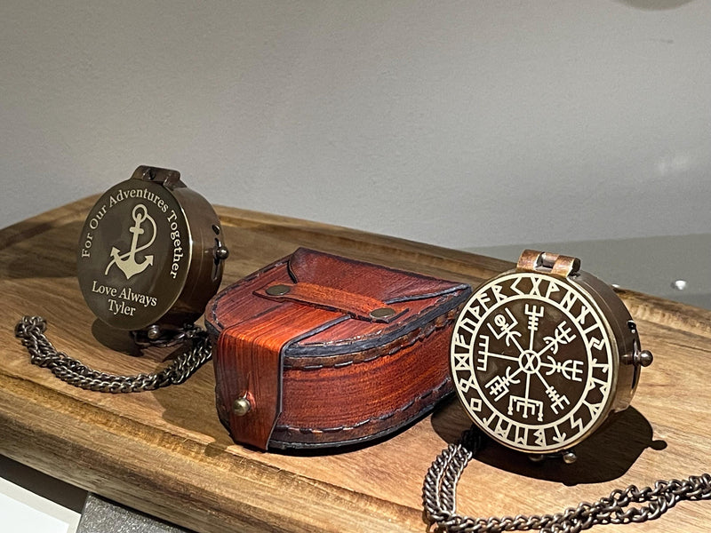 Personalised Brass Compass, Wedding gift, Anniversary Gift men, gift for husband, Gift for Dad, Outdoor Gift,Father's Day gift, gift for her